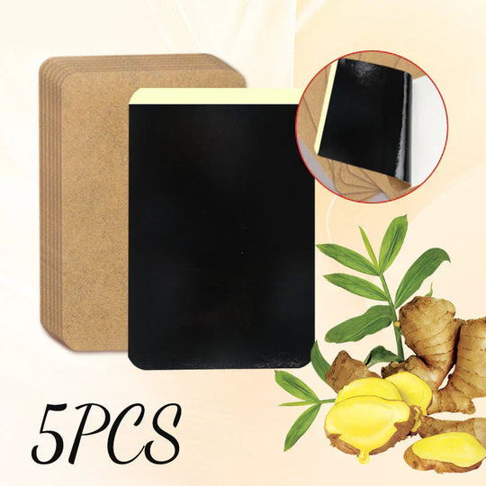 ⏳Time-Limited Sale 50% OFF⏰ Ginger Pain Relief Patches – Natural Heat Therapy for Aches &amp; Stiffness | Stick It Where It Hurts! 💆‍♀️