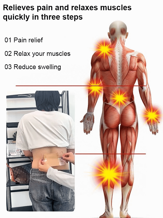 ⏳Time-Limited Sale 50% OFF⏰ Ginger Pain Relief Patches – Natural Heat Therapy for Aches &amp; Stiffness | Stick It Where It Hurts! 💆‍♀️