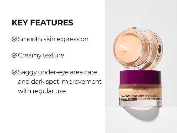 Calcium Dark Spot Eye Cream | Dark Circle, Anti-aging, Sagging, Elasticity | Korean Cosmetics