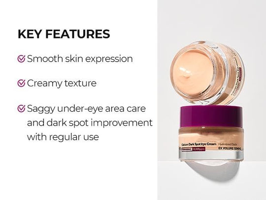 Calcium Dark Spot Eye Cream | Dark Circle, Anti-aging, Sagging, Elasticity | Korean Cosmetics