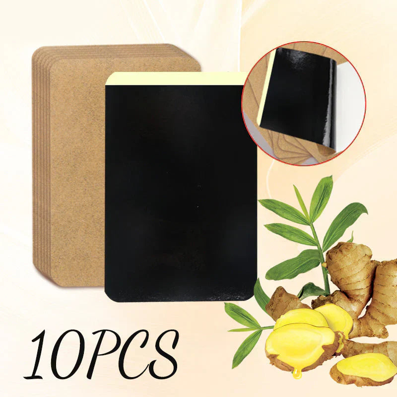 ⏳Time-Limited Sale 50% OFF⏰ Ginger Pain Relief Patches – Natural Heat Therapy for Aches &amp; Stiffness | Stick It Where It Hurts! 💆‍♀️