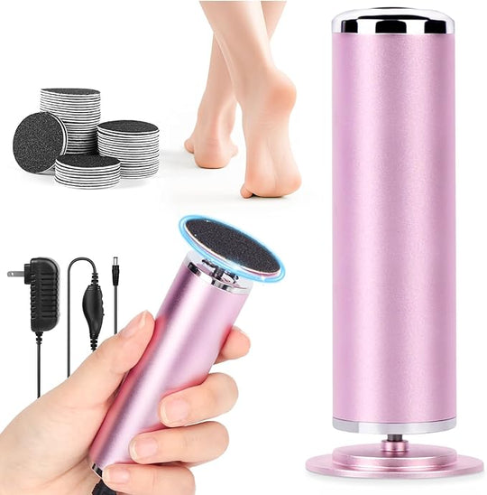 LIONVISON Electric Foot Callus Remover: Adjustable Speed Foot File for Cracked Heels - Working Women&
