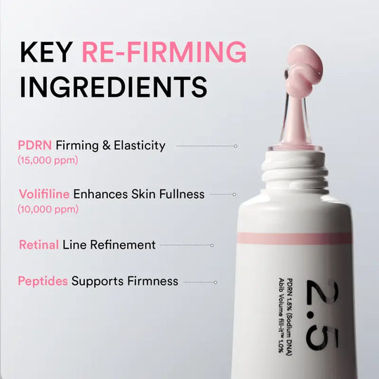 [NEW] Abib PDRN Volume fill-it Booster Cream 2.5 tube | PDRN 15,000ppm, Peptides, Retinal | For Forehead, Eye Area, Smile Lines &amp; Neck Wrinkles | Anti-Aging Firming | 1.01 fl oz