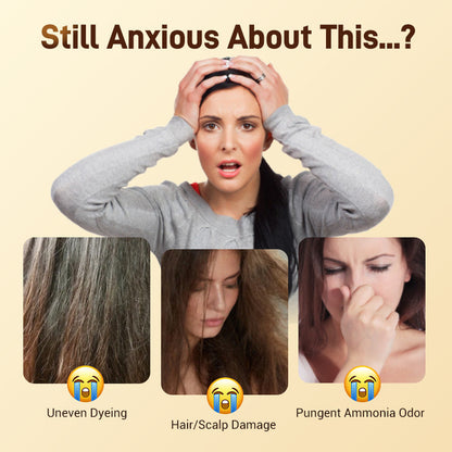 🔥 2025 Hot Sale 🔥Nourishing Plant-Based Hair Color🎁Free Gift brush!