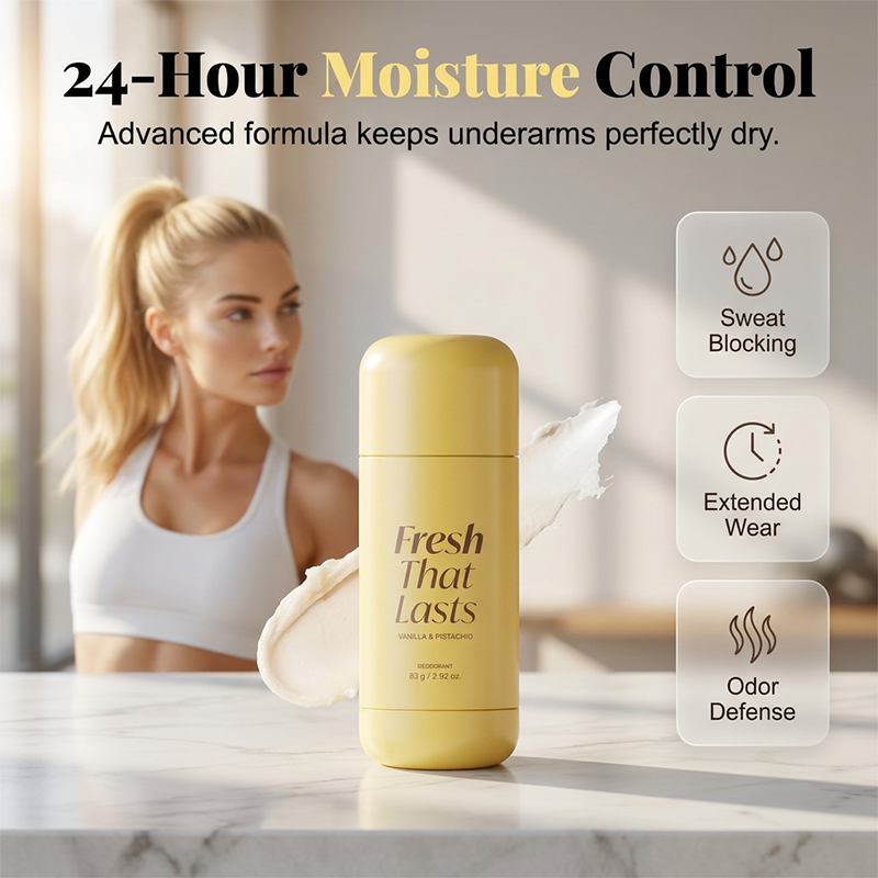 [NEW] Deodorant Vanilla & Pistachio Fresh That Lasts | 24 Hour Odor Control, No Aluminum, Baking Soda, Parabens, Phthalates, Ethanol | Brightening & Smoothing for Dark Underarms with Kojic Acid & Turmeric | Korean Skincare, K-Beauty