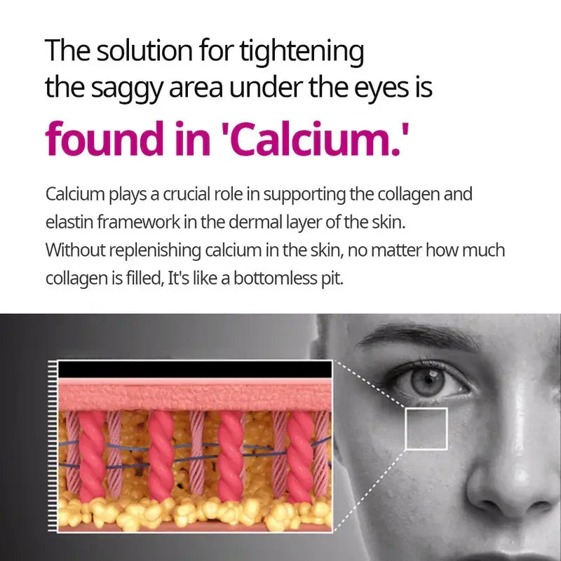 Calcium Dark Spot Eye Cream | Dark Circle, Anti-aging, Sagging, Elasticity | Korean Cosmetics