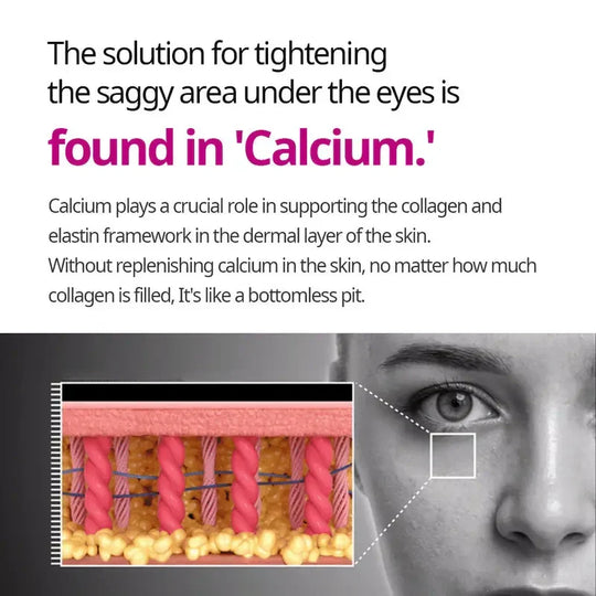 Calcium Dark Spot Eye Cream | Dark Circle, Anti-aging, Sagging, Elasticity | Korean Cosmetics