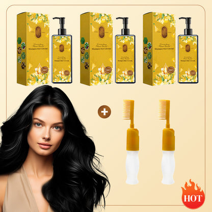 🔥 2025 Hot Sale 🔥Nourishing Plant-Based Hair Color🎁Free Gift brush!