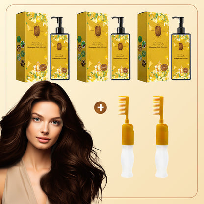 🔥 2025 Hot Sale 🔥Nourishing Plant-Based Hair Color🎁Free Gift brush!