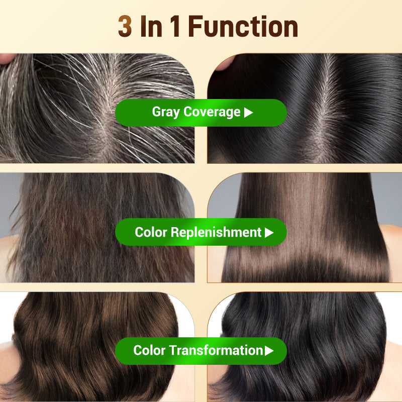 🔥 2025 Hot Sale 🔥Nourishing Plant-Based Hair Color🎁Free Gift brush!