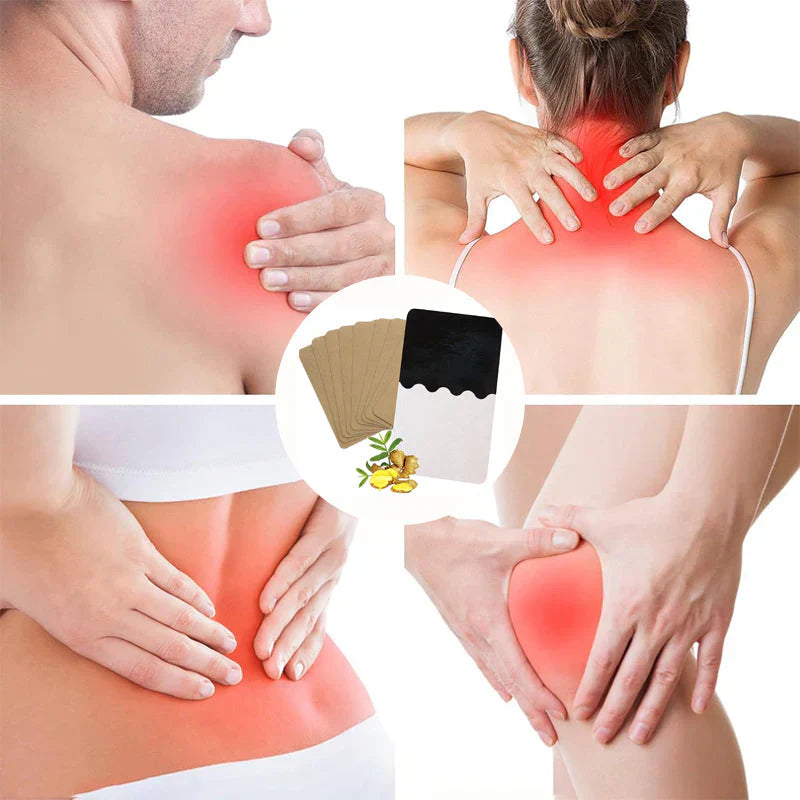 ⏳Time-Limited Sale 50% OFF⏰ Ginger Pain Relief Patches – Natural Heat Therapy for Aches &amp; Stiffness | Stick It Where It Hurts! 💆‍♀️