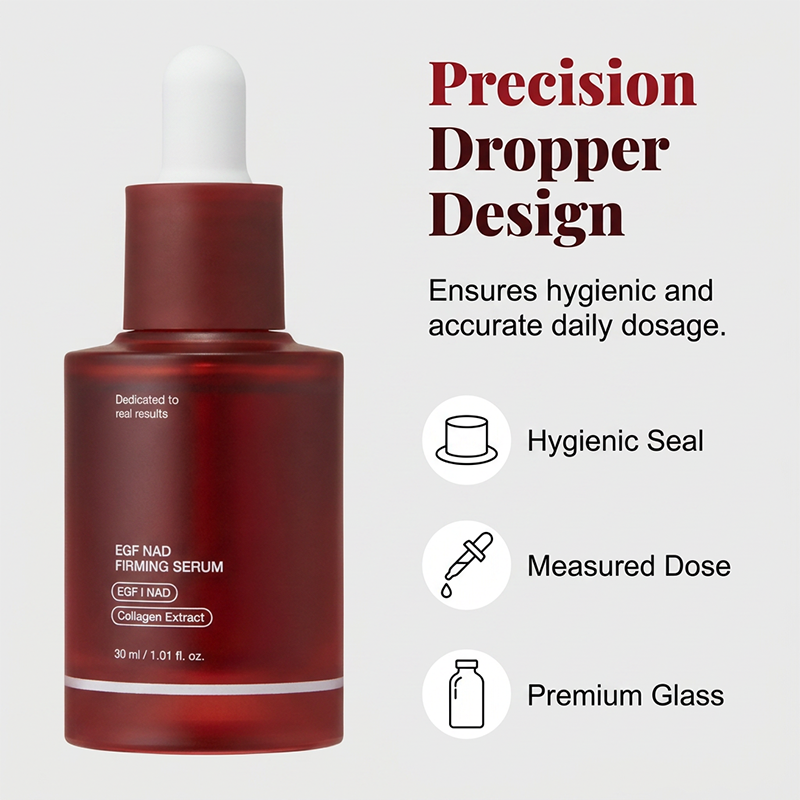 [NEW] NAD+ EGF Firming Serum | NAD+, EGF, Collagen Extract, Anti-aging, Plumping, Radiance Boosting Serum | Cares for Look of Fine Lines, Skin Elasticity &amp; Firmness For Youthful-looking Skin (30ml / 1.01 fl. oz.) | Korean Skincare, K-Beauty