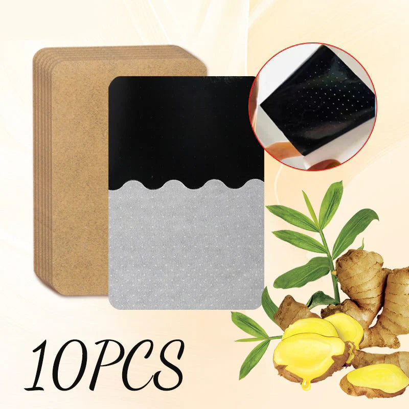 ⏳Time-Limited Sale 50% OFF⏰ Ginger Pain Relief Patches – Natural Heat Therapy for Aches &amp; Stiffness | Stick It Where It Hurts! 💆‍♀️