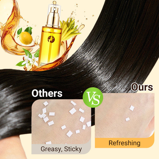 💁‍♀️✨Hair Oil Serum Spray For Curly Hair ✨💆‍♀️Lightweight 3-in-1 Treatment Spray: Shine, Frizz Control &amp; Long-Lasting Curl Definition – No Heavy Residue!