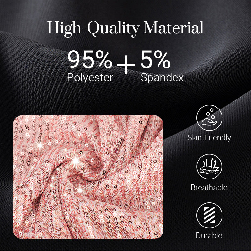 ⏰Limited-time 60% off💜 Women's One Shoulder Sequin Sparkling Party Club Dress