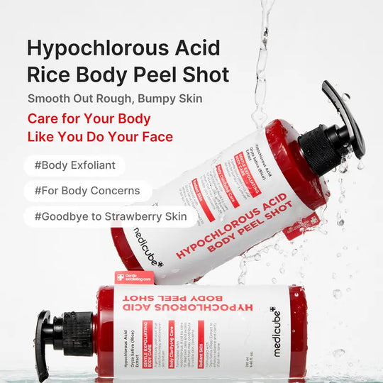 Hypochlorous Acid Rice Peel Shot Duo
