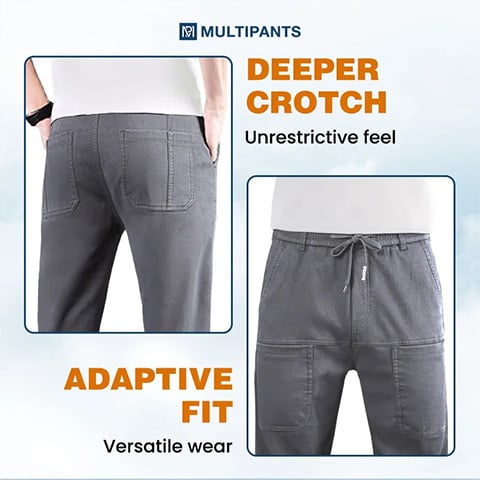 🔥Hot Sale 50%off  👖MultiPants – High Stretch Multi-pocket Durable Cargo Pants