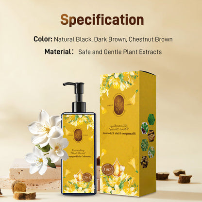 🔥 2025 Hot Sale 🔥Nourishing Plant-Based Hair Color🎁Free Gift brush!