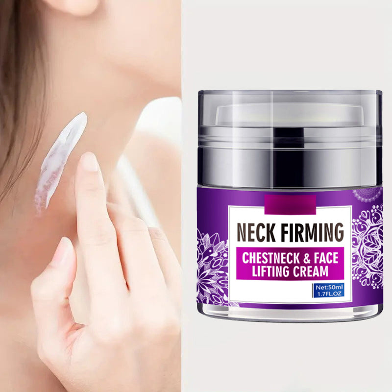 Neck &amp; Chest Firming Cream - Hydrating Moisturizer for Fine Lines, Visibly Smooths Skin with Sodium Hyaluronate, 50g