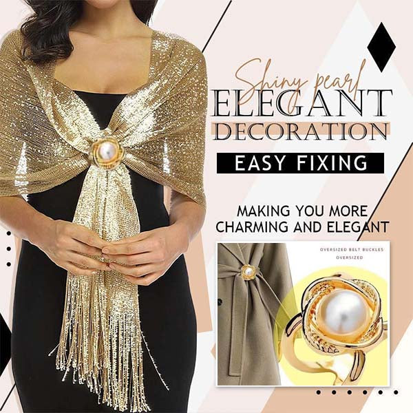 ✨ French Elegant Coat Scarf Buckle – Elegance at your fingertips!