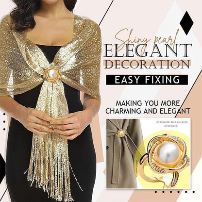 ✨ French Elegant Coat Scarf Buckle – Elegance at your fingertips!