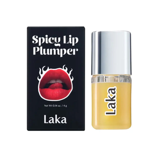 [Laka] Spicy Lip Plumper — Fuller-Looking Lip Plumper Gloss, Non-Sticky, High-Shine Finish