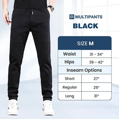 🔥Hot Sale 50%off  👖MultiPants – High Stretch Multi-pocket Durable Cargo Pants