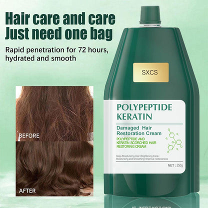 💕BUY MORE SAVE MORE💕 Polypeptide Keratin Hydrating Smoothing Hair Damage Repair Cream