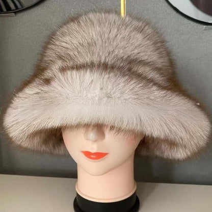 Chic Warm Soft Faux Fur Fisherman Hat