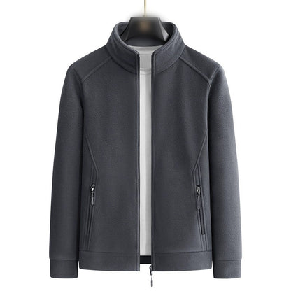 Men's Relaxed-Fit Casual Plush-Lining Jacket