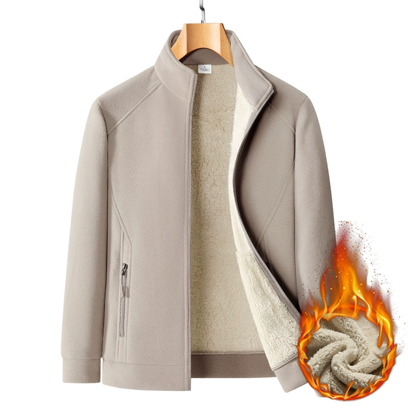 Men's Relaxed-Fit Casual Plush-Lining Jacket