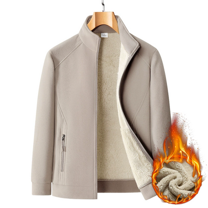 Men's Relaxed-Fit Casual Plush-Lining Jacket