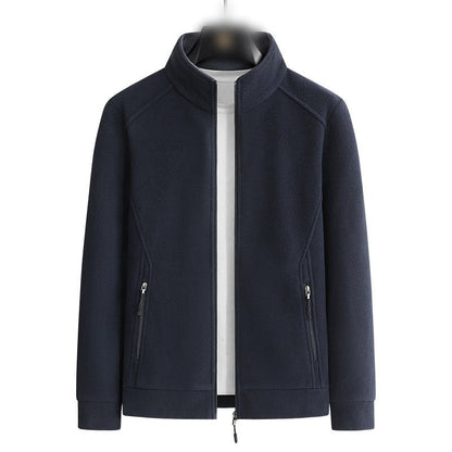 Men's Relaxed-Fit Casual Plush-Lining Jacket