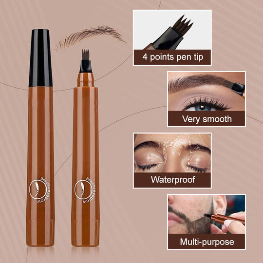 💥Limited Time Sales - 50% OFF💥Waterproof 4-tip Beard and Eyebrow Pen