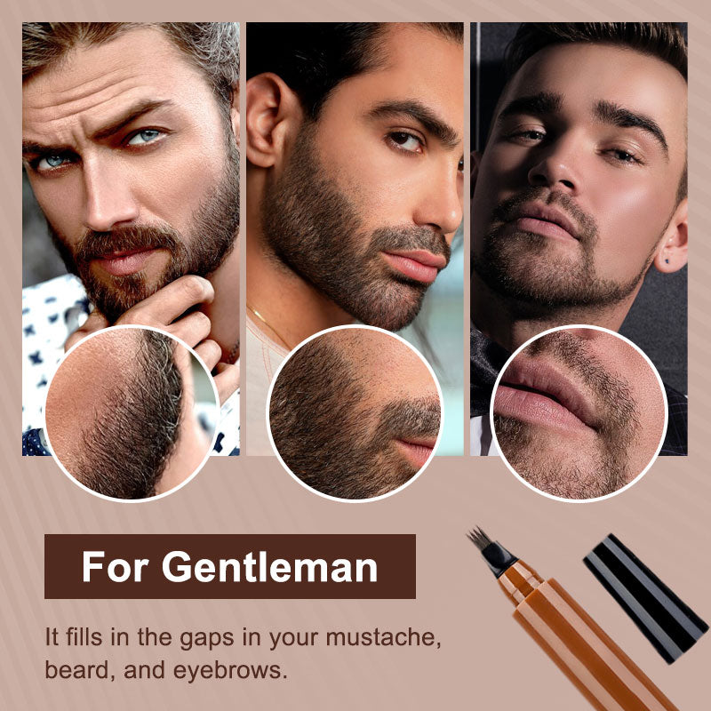 💥Limited Time Sales - 50% OFF💥Waterproof 4-tip Beard and Eyebrow Pen